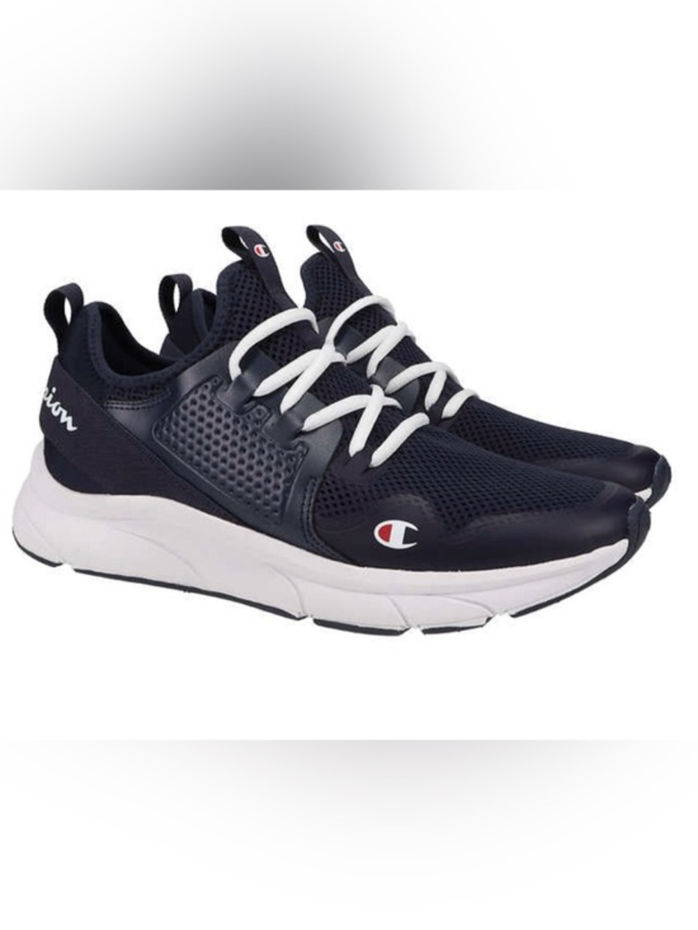 Champion Women Black Canvas Low-Top Sneakers Size 8